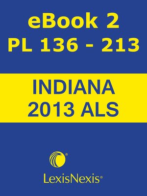 cover image of Burns Indiana Advance Legislative Service